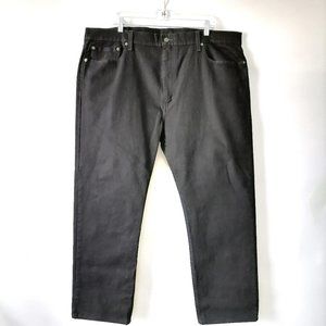 Water Less Mens Black High Rise Straight Leg Casual Denim Jeans Size 42W 30L